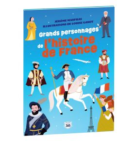 Coffret puzzle documentaire - Grands personnages de l'histoire de France