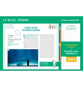 Le Bloc hebdomadaire Mémoniak 2025 Sorties en famille avec Michelin