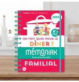 Organiseur familial Mémoniak 2023, calendrier organisation familial mensuel  (sept. 2022- déc. 2023) - broché - Nesk - Achat Livre