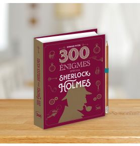 300 énigmes spécial Sherlock Holmes couverture rouge